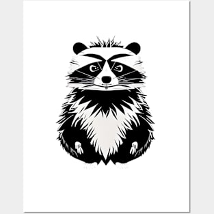 Goofy Raccoon Posters and Art